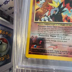 Entei 34/53 Pokemon Movie Promo 2001 PSA 8 NM-MT WITH 3 SWIRLS 🌀 - Image 4