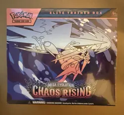 Pokemon TCG Elite Trainer Box Mega Evolution Chaos Rising Sealed - Image 1