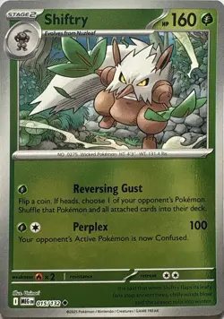 Shiftry Reverse Holo Uncommon Mega Evolution 015/132 Pokemon Near Mint - Image 1