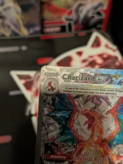 Pokemon TCG Charizard EX Sir Obsidian Flames 223/197 Full Art Secret Rare - Image 4