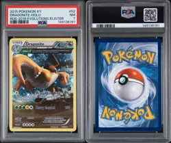 2015 Pokemon XY Dragonite 52/108 Holo Evolutions Blister Cosmos PSA 7 Low Pop - Image 3