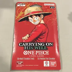 4 One Piece OP-13 sealed booster packs (Carrying On His Will) English ver - Image 2