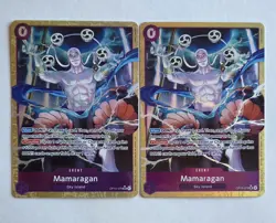 One Piece OPTCG English Mamaragan OP15-078 SR* Alternate Art x2 - NM - Image 1