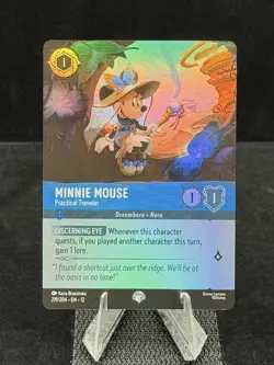 Disney Lorcana-Wilds Unknown-Minnie Mouse-Practical Traveler-#219-Epic-M/NM - Image 1