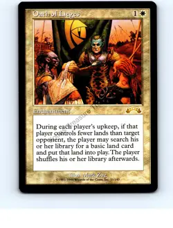 Oath of Lieges #11 White Rare Exodus MTG NP Near Mint or Better - Image 1