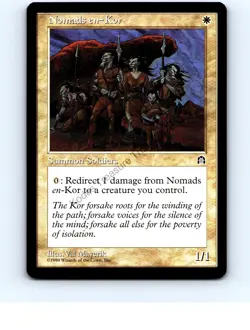Nomads en-Kor White Common Stronghold MTG NP Near Mint or Better - Image 1