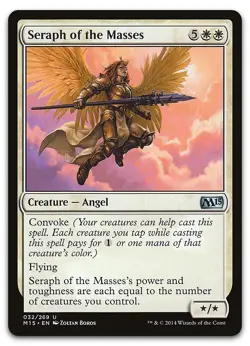 Seraph of the Masses #32 (LP) Magic 2015 M15 Magic MTG - Image 1