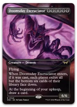 Doomsday Excruciator (Borderless) #346 (NM) Duskmourn DSK Magic MTG - Image 1