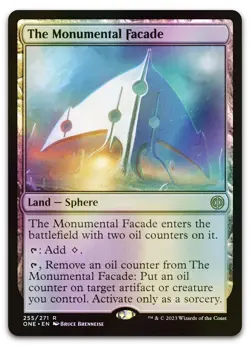The Monumental Facade #255 (Foil) (LP) Phyrexia All Will Be One ONE Magic MTG - Image 1