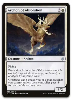 Archon of Absolution #3 (LP) Throne of Eldraine ELD Magic MTG - Image 1