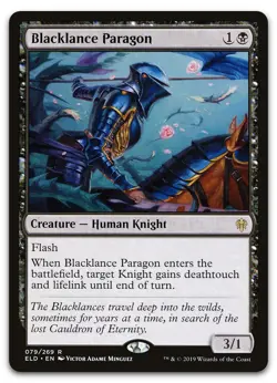Blacklance Paragon #79 (LP) Throne of Eldraine ELD Magic MTG - Image 1