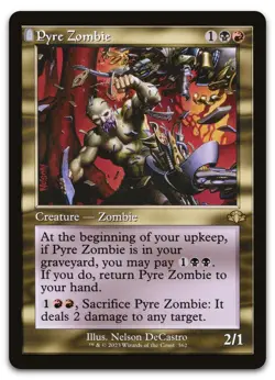 Pyre Zombie (Retro Frame) #362 (LP) Dominaria Remastered DMR Magic MTG - Image 1