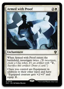 Armed with Proof #9 (LP) Murders Karlov Manor MKC Magic MTG - Image 1