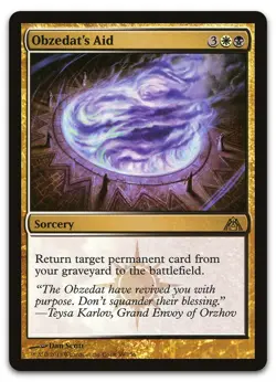 Obzedat's Aid #89 (LP) Dragon's Maze DGM Magic MTG - Image 1