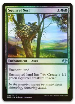 Squirrel Nest #177 (Foil) (LP) Dominaria Remastered DMR Magic MTG - Image 1