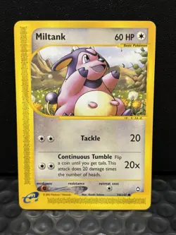 The Pokemon Company Miltank 94/147 Aquapolis Common Regular ENG 60 HP 2002 - Image 1