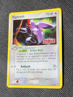 NM Vigoroth - Reverse Holo #41 Power Keepers Pokemon TCG - Image 3