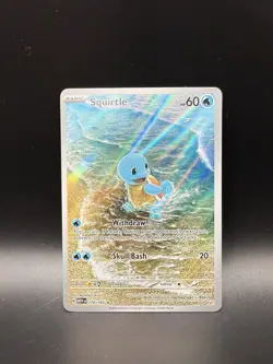 Pokemon Squirtle 170/165 Illustration Rare 151 NM - Image 1