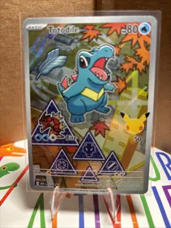 Pokemon TCG Totodile 048 Black Star Promo First Partners Collection Series 2 NM - Image 1