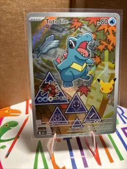 Pokemon TCG Totodile 048 Black Star Promo First Partners Collection Series 2 NM - Image 2