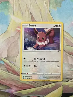Pokemon TCG Eevee SWSH127 SWSH Promo Cosmos Holo Foil - Image 1