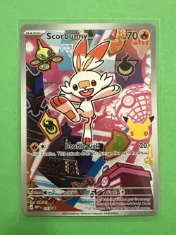 Pokemon First Partner Series 2 Illustration Galar Grookey, Scorbunny, Sobble NM - Image 4