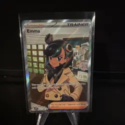 Pokemon Emma 107/086 Chaos Rising Ultra Rare Full Art Holo Trainer-Supporter - Image 1