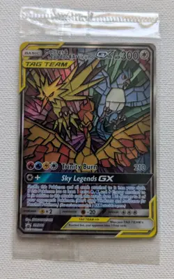 Moltres & Zapdos & Articuno GX - SM210 - Pokemon Sun & Moon Promo SEALED NM - Image 1