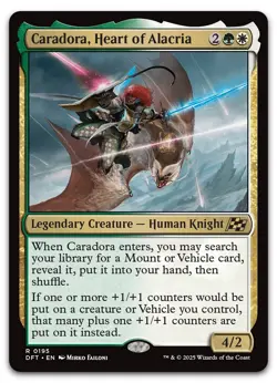 Caradora, Heart of Alacria #195 (LP) Aetherdrift DFT Magic MTG - Image 1