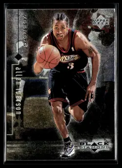 1998-99 Upper Deck Black Diamond Allen Iverson Philadelphia 76ers #66 - Image 1