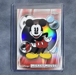 2026 Topps Chrome Disney Mickey Mouse Refractor #50 Non-Sport Card English - Image 1