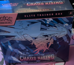 Pokemon TCG Mega Evolution Chaos Rising Elite Trainer Box 65 Sealed - Image 1