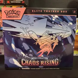Pokemon TCG Chaos Rising Elite Trainer Box ETB Sealed Mega Evolution NEW 🔥 - Image 1