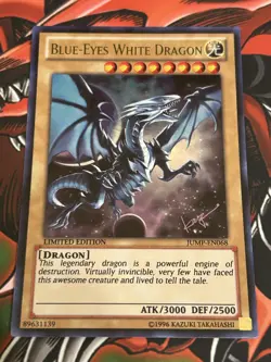 Yugioh Blue-Eyes White Dragon JUMP - EN068 Ultra Rare Mod Play(READ) - Image 1
