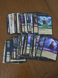 Disney Lorcana Approximately 450 Cards Bulk Lot - Image 1