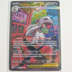 Pokemon TCG Mega Scrafty EX ASC 285/217 Ascended Heroes Special Illustration - Image 1