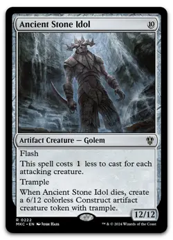 Ancient Stone Idol #222 (LP) Murders Karlov Manor MKC Magic MTG - Image 1