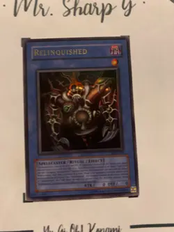 RELINQUISHED - SDP-001 ENGLISH Yu-GI-Oh! CARD ULTRA RARE HOLO KONAMI TCG OCG - Image 3
