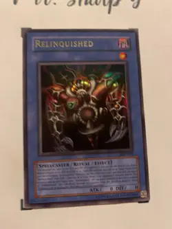 RELINQUISHED - SDP-001 ENGLISH Yu-GI-Oh! CARD ULTRA RARE HOLO KONAMI TCG OCG - Image 4