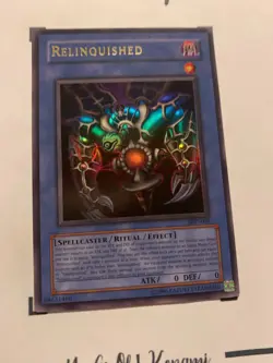 RELINQUISHED - SDP-001 ENGLISH Yu-GI-Oh! CARD ULTRA RARE HOLO KONAMI TCG OCG - Image 5