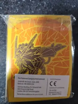 Pokemon Cards ULTRA PRO (65) Dusk Mane Necrozma Yellow Sleeves Free Fast Postage - Image 1