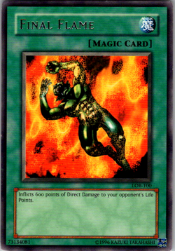 Final Flame - LOB-100 - NM/VLP - Rare - Unlimited - Yugioh - Spell Card - Image 1