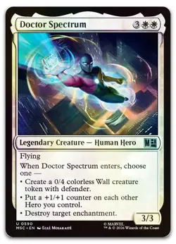 Doctor Spectrum #590 (Foil) (NM) Commander: Marvel Super Heroes MSC Magic MTG - Image 1