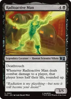 x4 Radioactive Man U MTG Commander: Marvel Super Heroes M/NM, English - Image 1