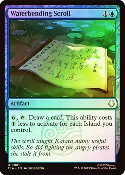 MTG FOIL Waterbending Scroll - Avatar: The Last Airbender #081 - Image 1
