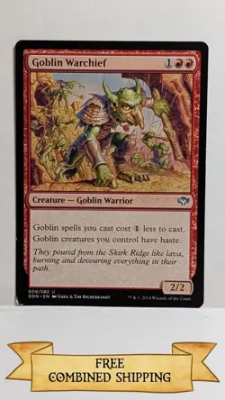 Goblin Warchief Duel Decks: Speed vs. Cunning ...sku: CC648 - Image 1