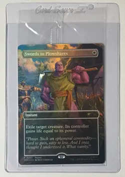 THANOS Magic the Gathering PSA Magazine Promo Swords to Plowshares Marvel - Image 1