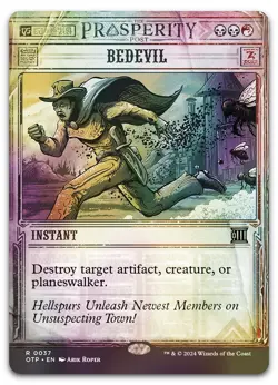 Bedevil #37 (Foil) (LP) Thunder Junction OTP Magic MTG - Image 1
