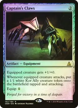 MTG FOIL Captain's Claws - Oath of the Gatewatch #162 - Image 1