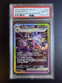 2024 POKEMON SSP EN-SURGING SPARKS SPECIAL ILLUSTRATION RARE HYDREIGON EX PSA 10 - Image 1